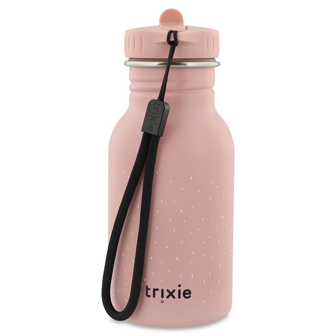 Trixie Trinkflasche 350ml Frau Schmetterling – Rückansicht mit Trageschlaufe