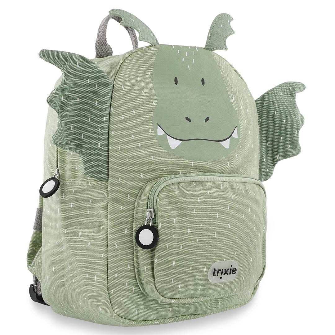 Trixie Rucksack Herr Drache – Seitenansicht mit Drachenmotiv