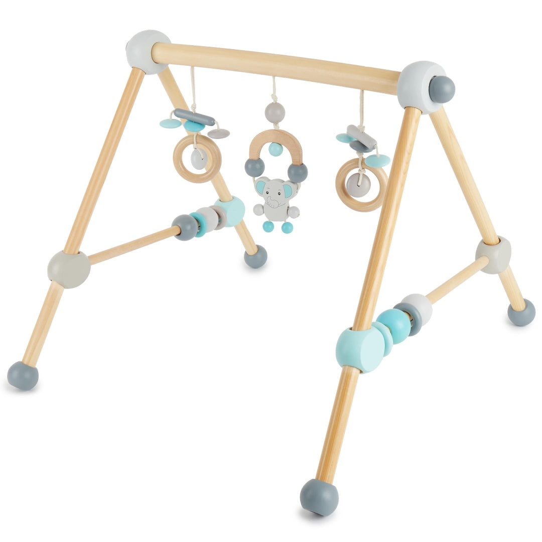 Holz-Spielbogen Elefant von Bieco mit Spielelementen