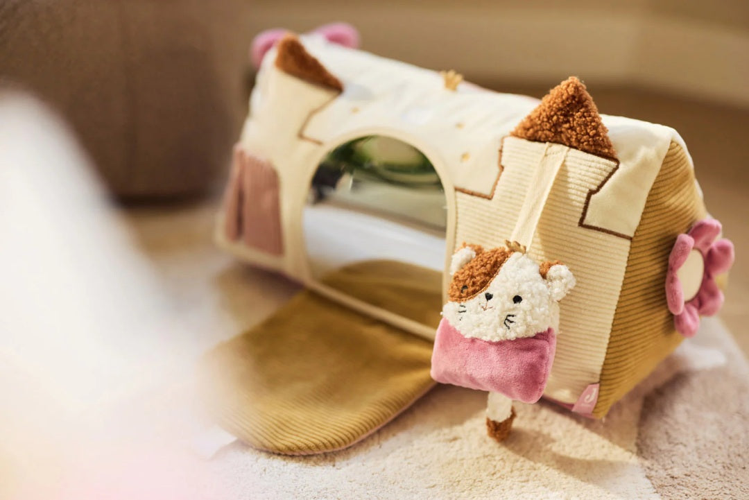 Flower Fairies Motorik-Dreieck für Babys – weiches Aktivitätsspielzeug mit verschiedenen Details