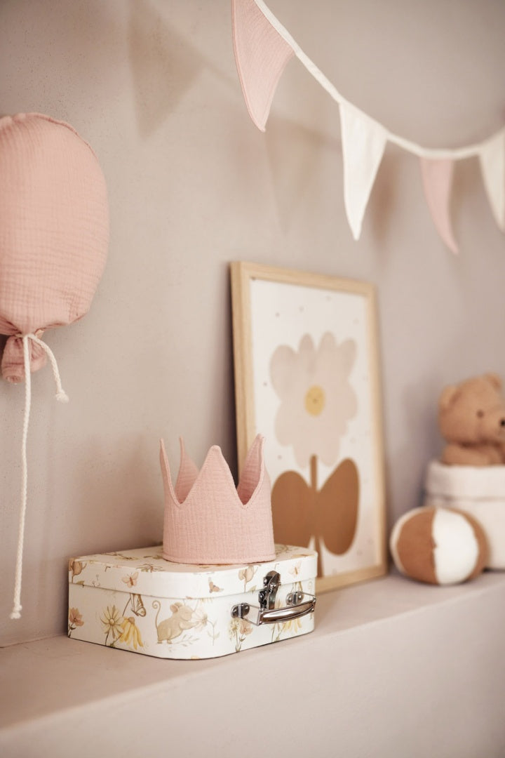 Personalisierbarer Jollein Stoffballon Rosa – weitere Produktansicht