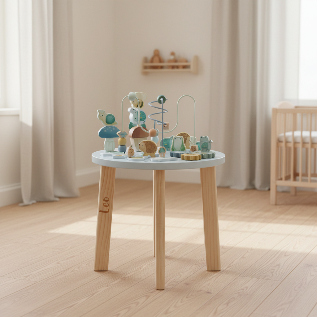 Aktivitätstisch Forest Friends von Little Dutch – personalisierte Variante mit Laser