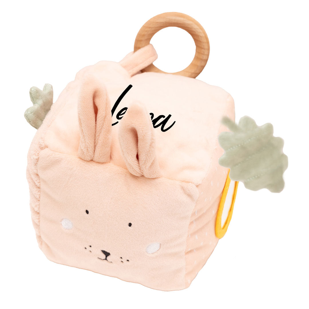 Aktivitätswürfel Frau Hase mit Spiegel und Ringen von Trixie