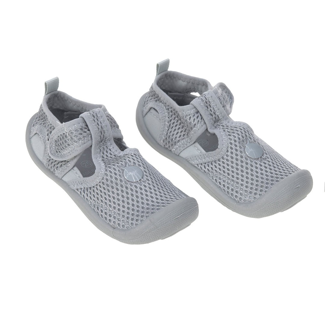 Lässig Kinder-Badeschuhe Hellblau in Größe 19 mit Klettverschluss