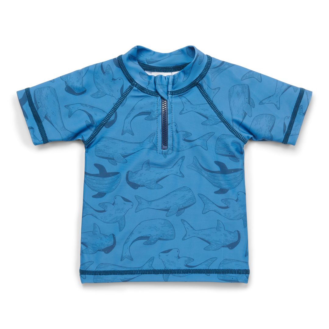 Bade-T-Shirt Sea Life mit Walmotiven – weitere Produktansicht