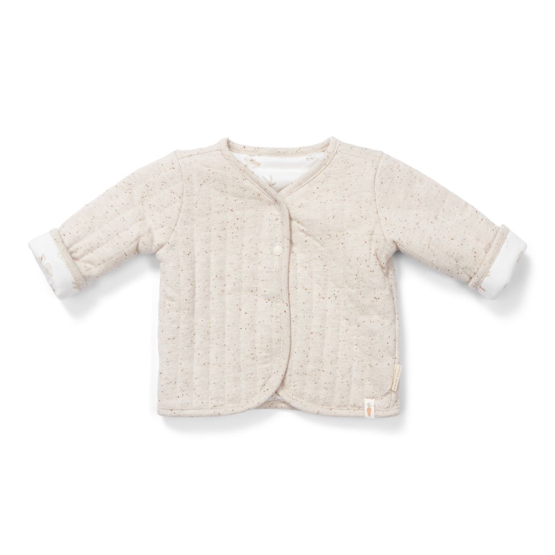 Little Dutch Wendejacke Baby Bunny Nappy Sand – Ansicht der zweiten Jackenseite