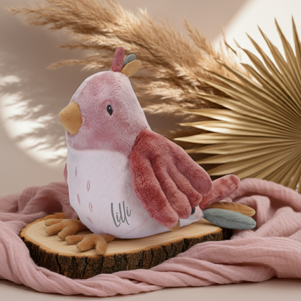 Kuscheltier Vogel Flowers & Butterflies – ab Geburt