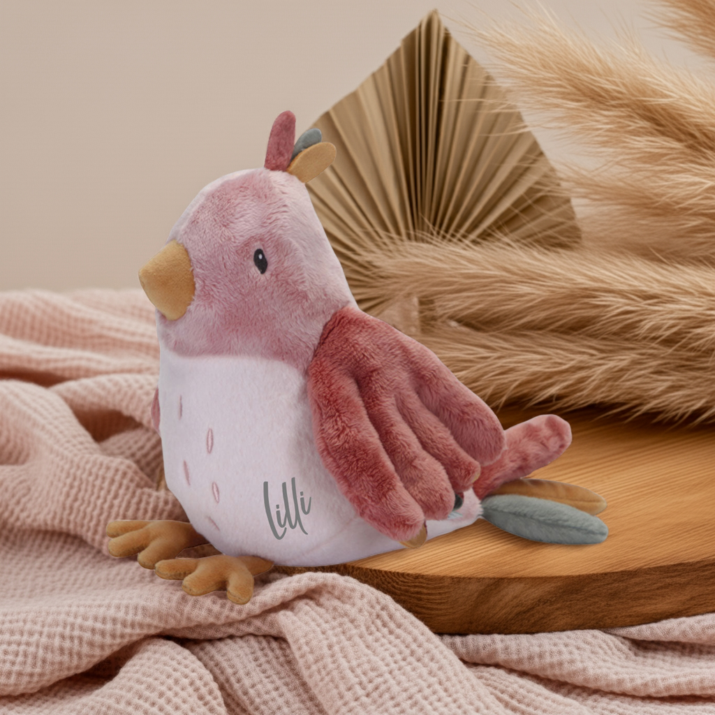 Kuscheltier Vogel Flowers & Butterflies – ab Geburt