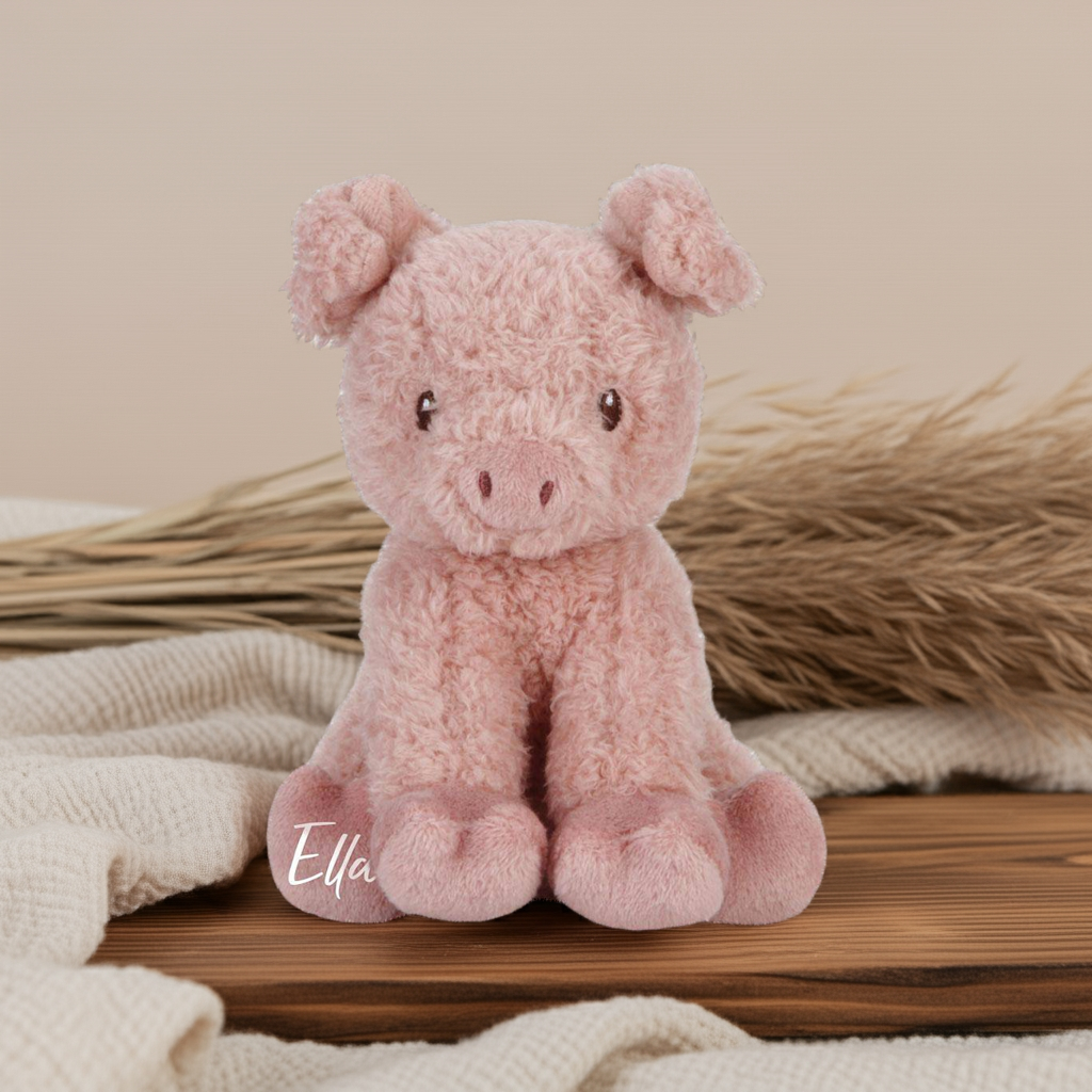 Knuffel varken Little Farm 17 cm – vanaf de geboorte