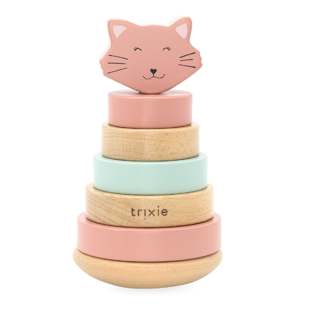 Trixie Holz Stapelturm Frau Katze zur Geburt – ohne Personalisierung