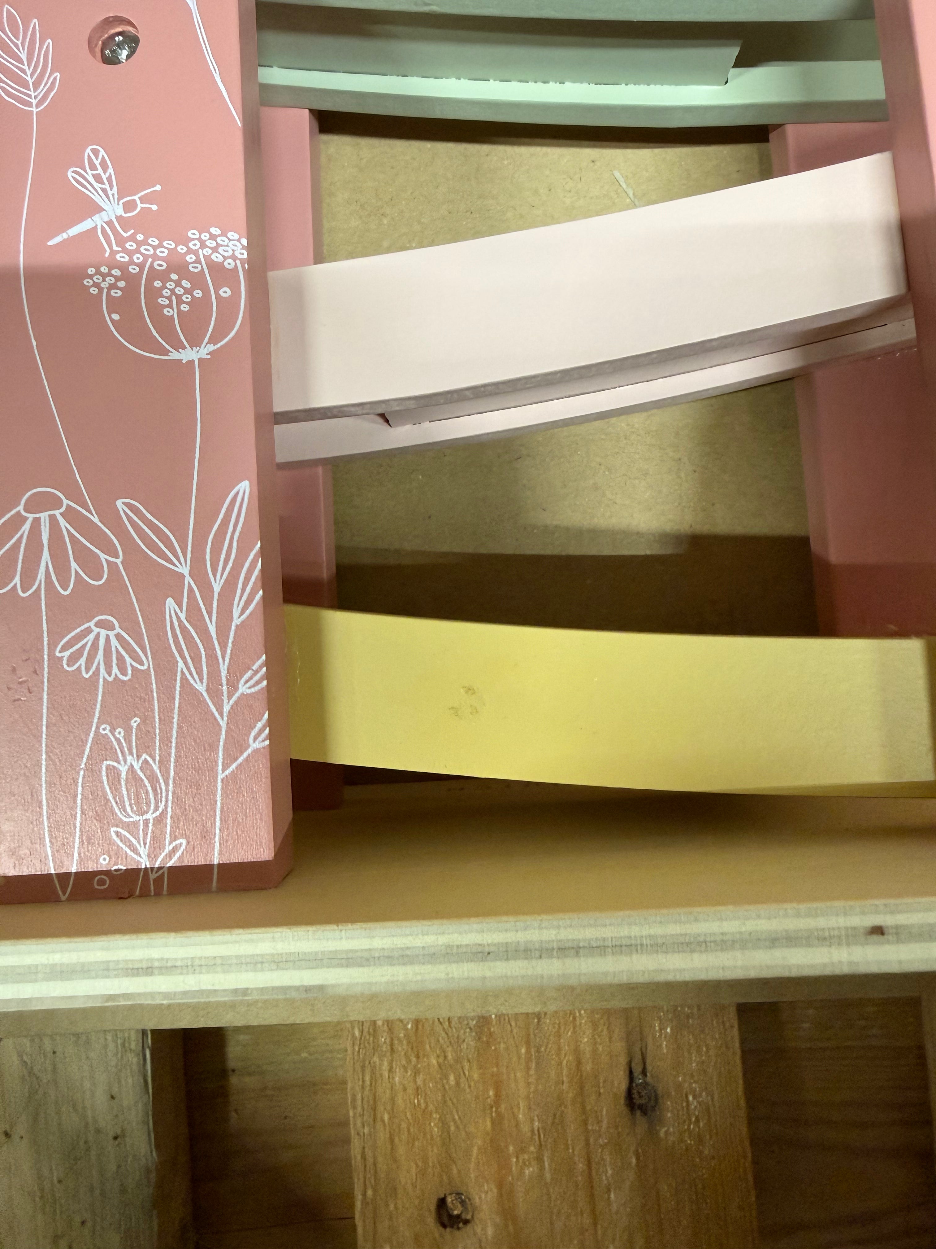 Detailaufnahme der Little Dutch Holzrollbahn Wild Flowers als B-Ware – Ansicht 2