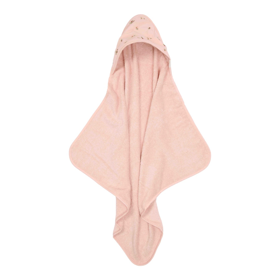 Kapuzenhandtuch Blossom bestickt 75 × 75 cm | Little Dutch