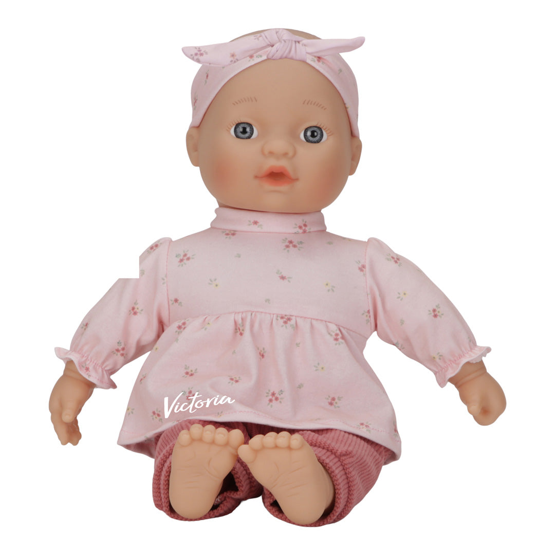 Personalisierte Stoffpuppe für Babys und Kleinkinder – emotionales Geschenk zur Geburt oder Taufe mit Name