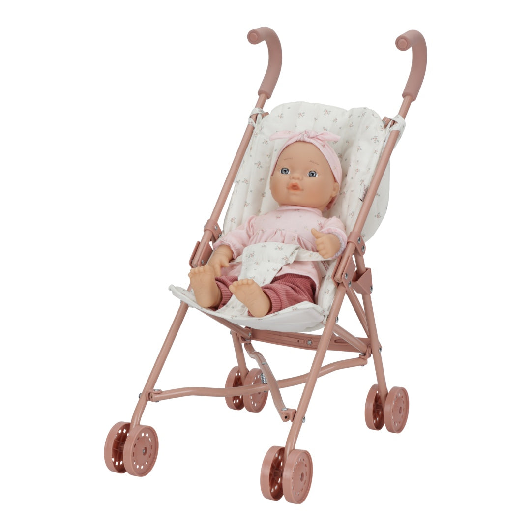 Puppenbuggy Metall inkl. Buggytasche