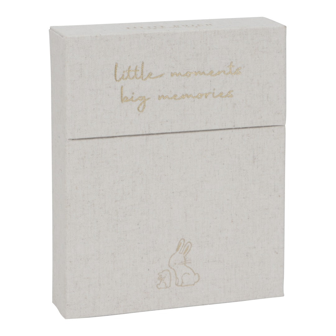 Little Dutch Meilensteinkarten Baby Bunny – Set mit 21 Erinnerungskarten für Babys erstes Lächeln, ersten Zahn und weitere Meilensteine