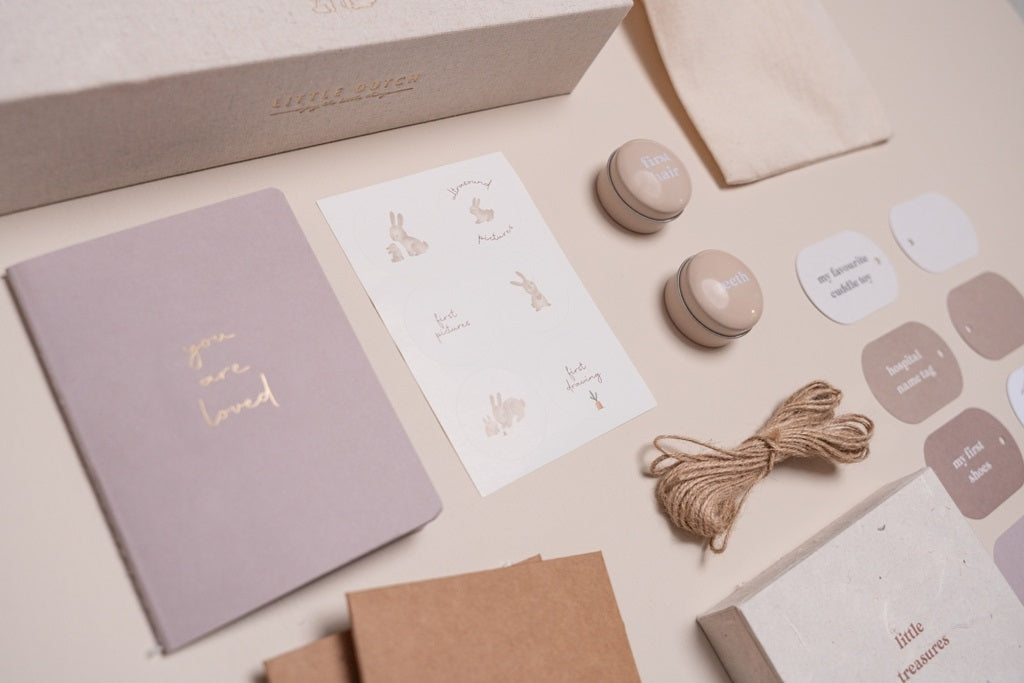 Herinneringsdoos Newborn Naturals – personaliseerbaar | Little Dutch