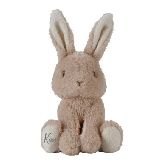 Doudou bébé Lapin 15 cm – personnalisable | Little Dutch