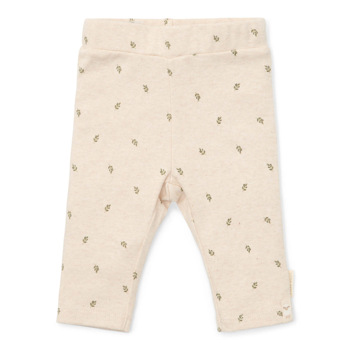 Little Dutch Baby-Leggings Green Leaves mit Blattmuster