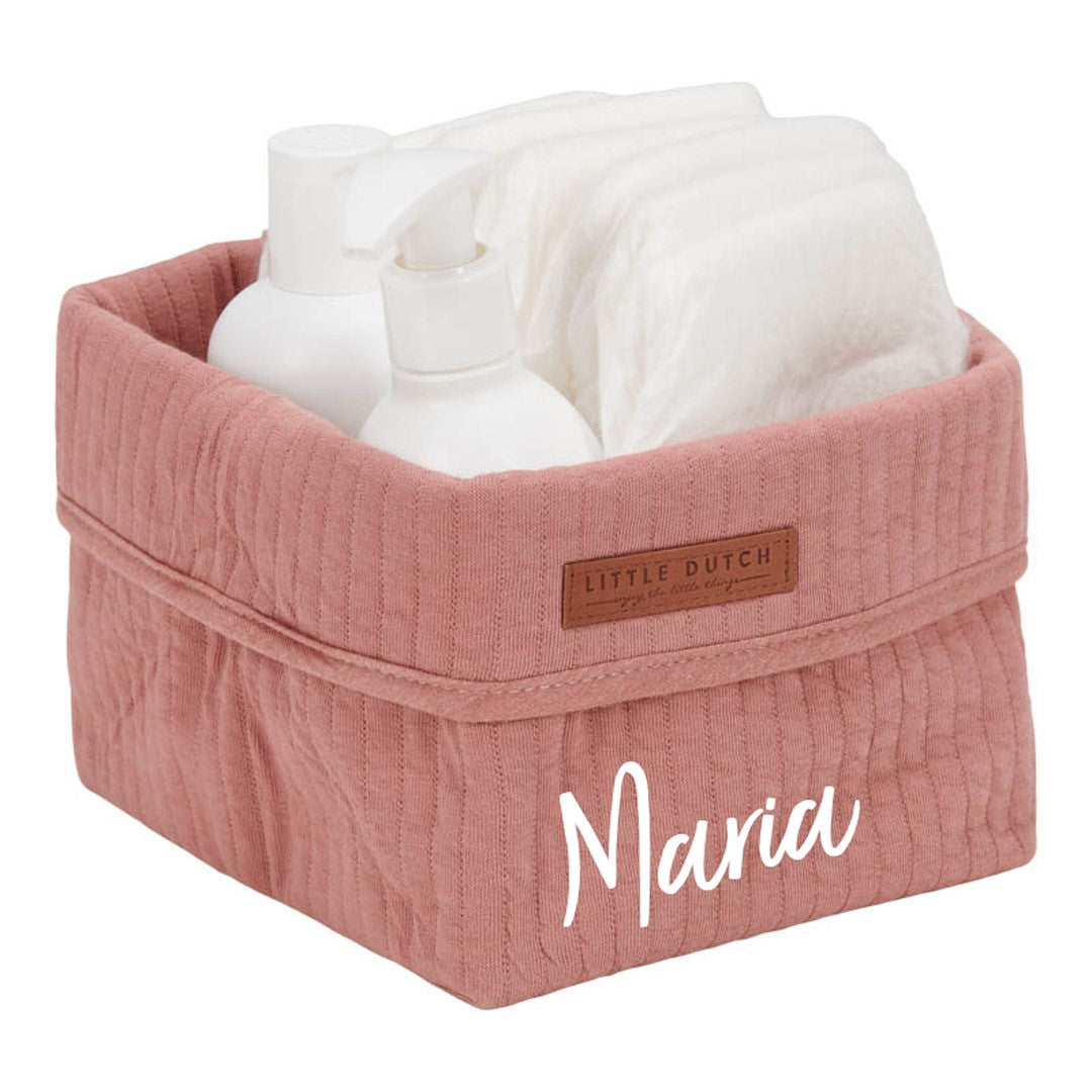 Pflegekörbchen Pure Pink Blush klein – Detailansicht