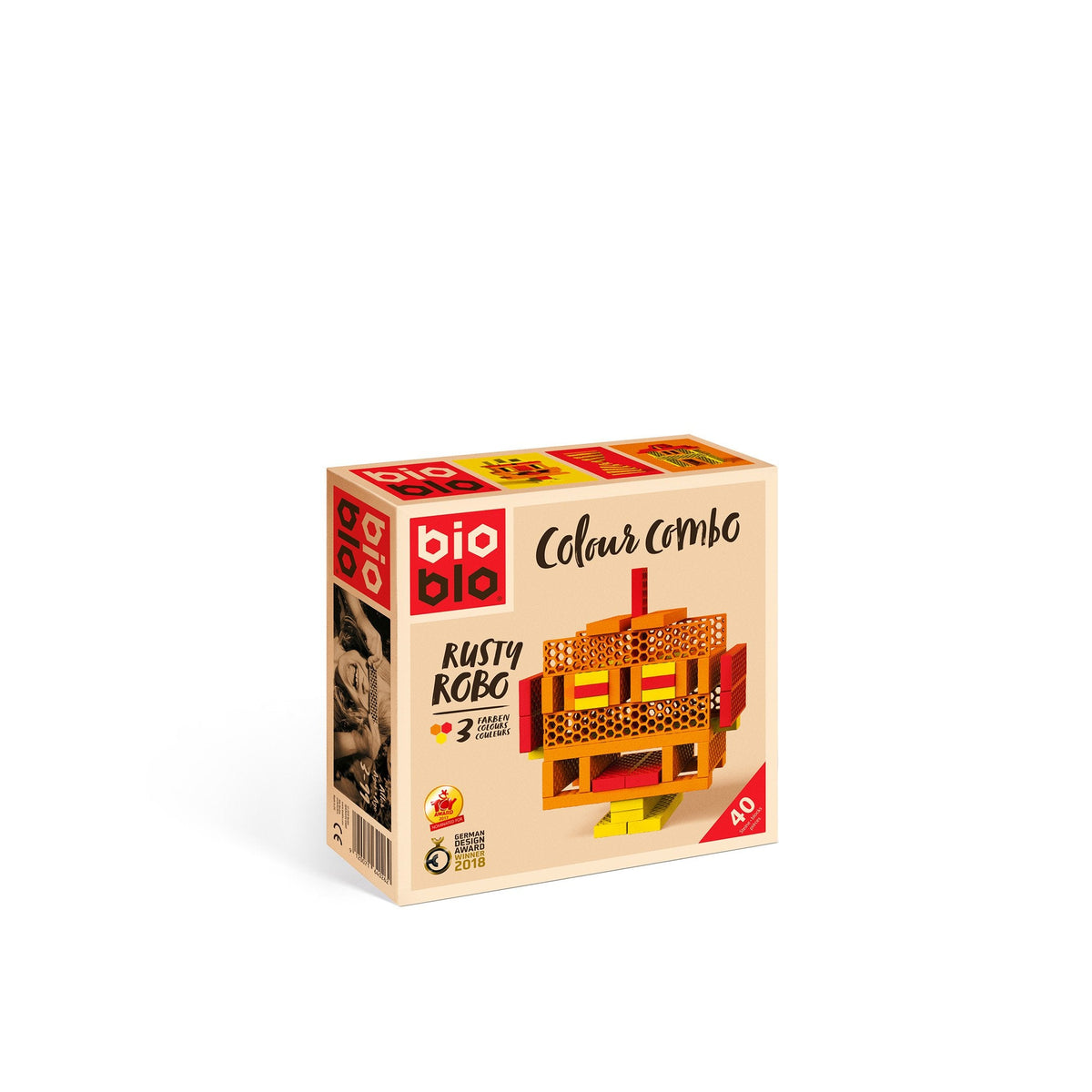 Bioblo MINI BOX Rusty Robo mit 40 Bausteinen