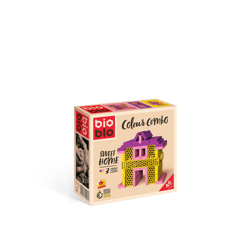 Bioblo MINI BOX Sweet Home mit 40 Bausteinen