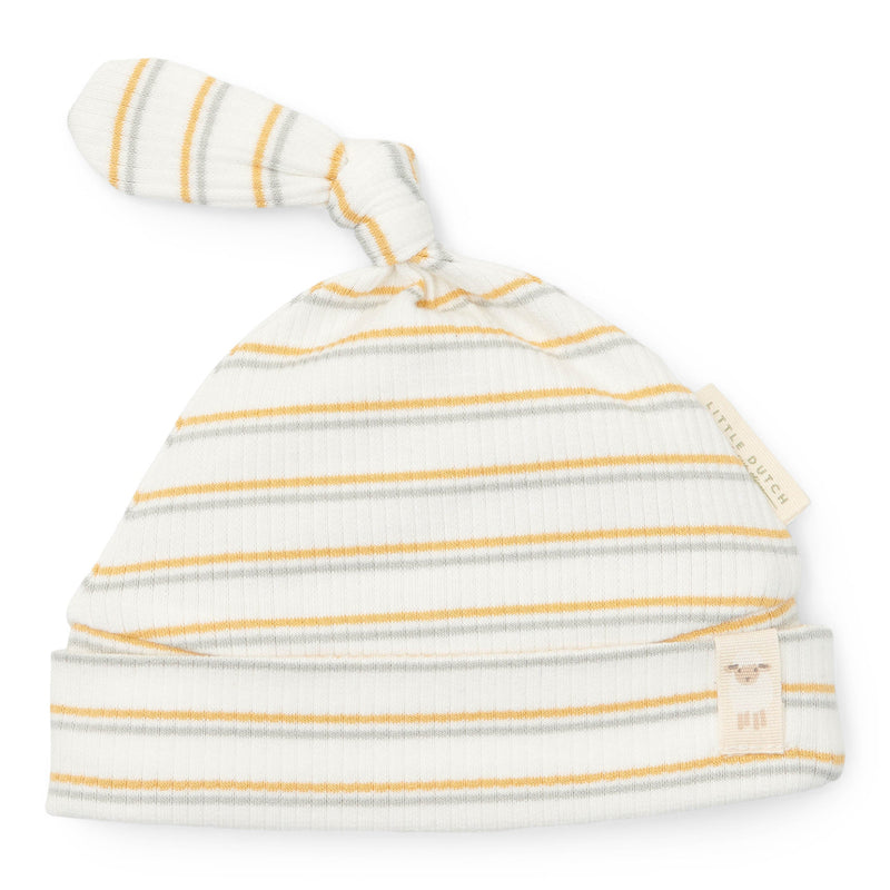 Gestreifte Little Farm Babymütze von Little Dutch für 0–3 Monate