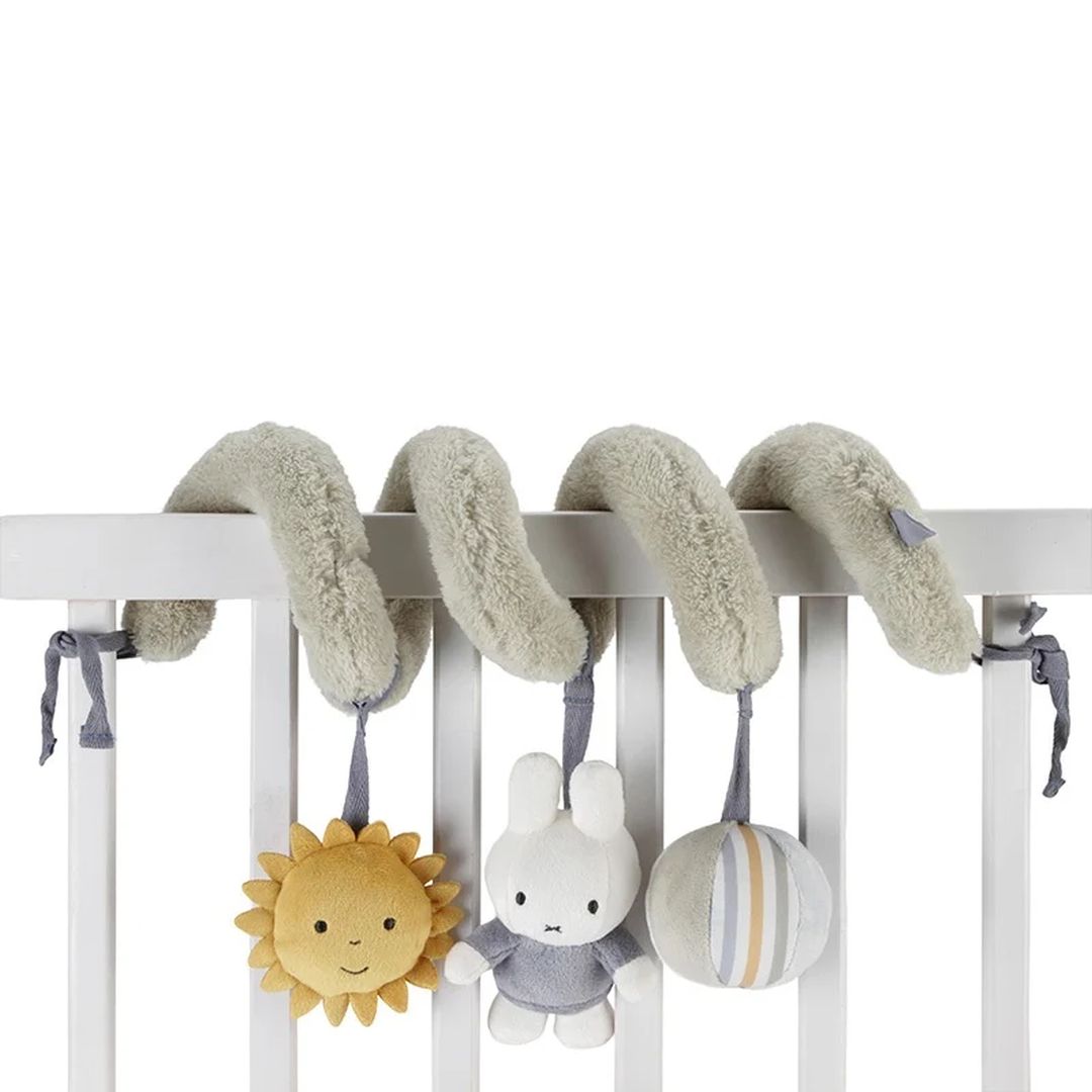 Miffy x Tiamo Aktivitäten-Spirale Fluffy Blau ab 0 Monaten