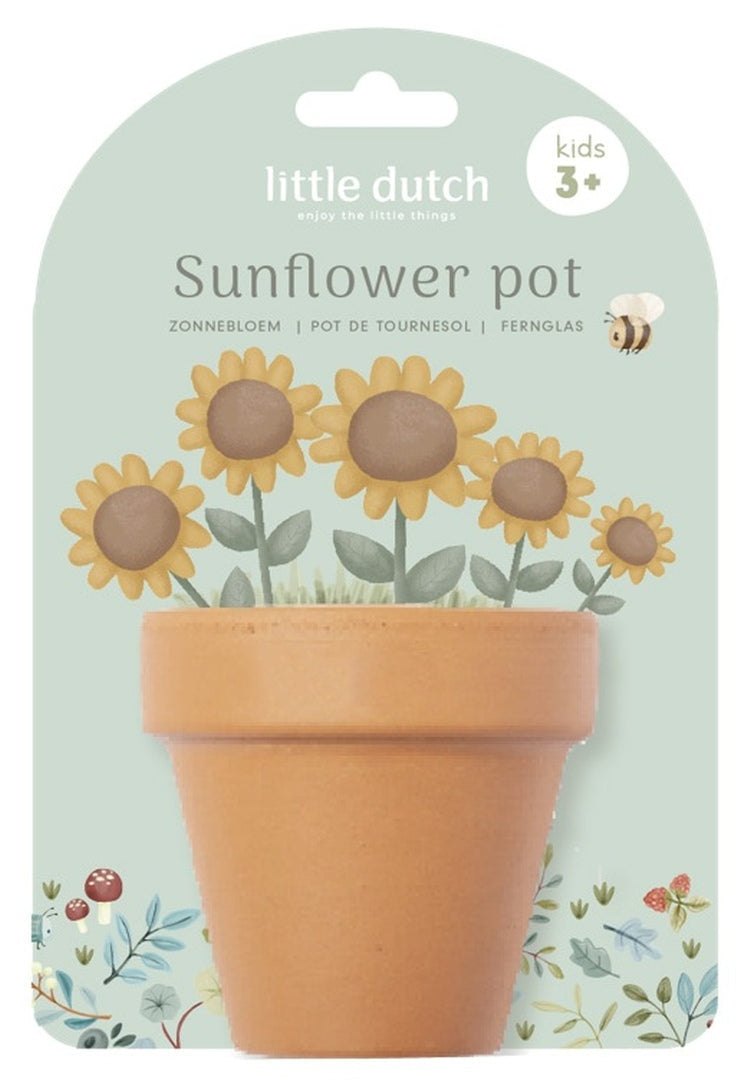 Little Dutch Plant Pot Sunflower – Kids' Planting Set