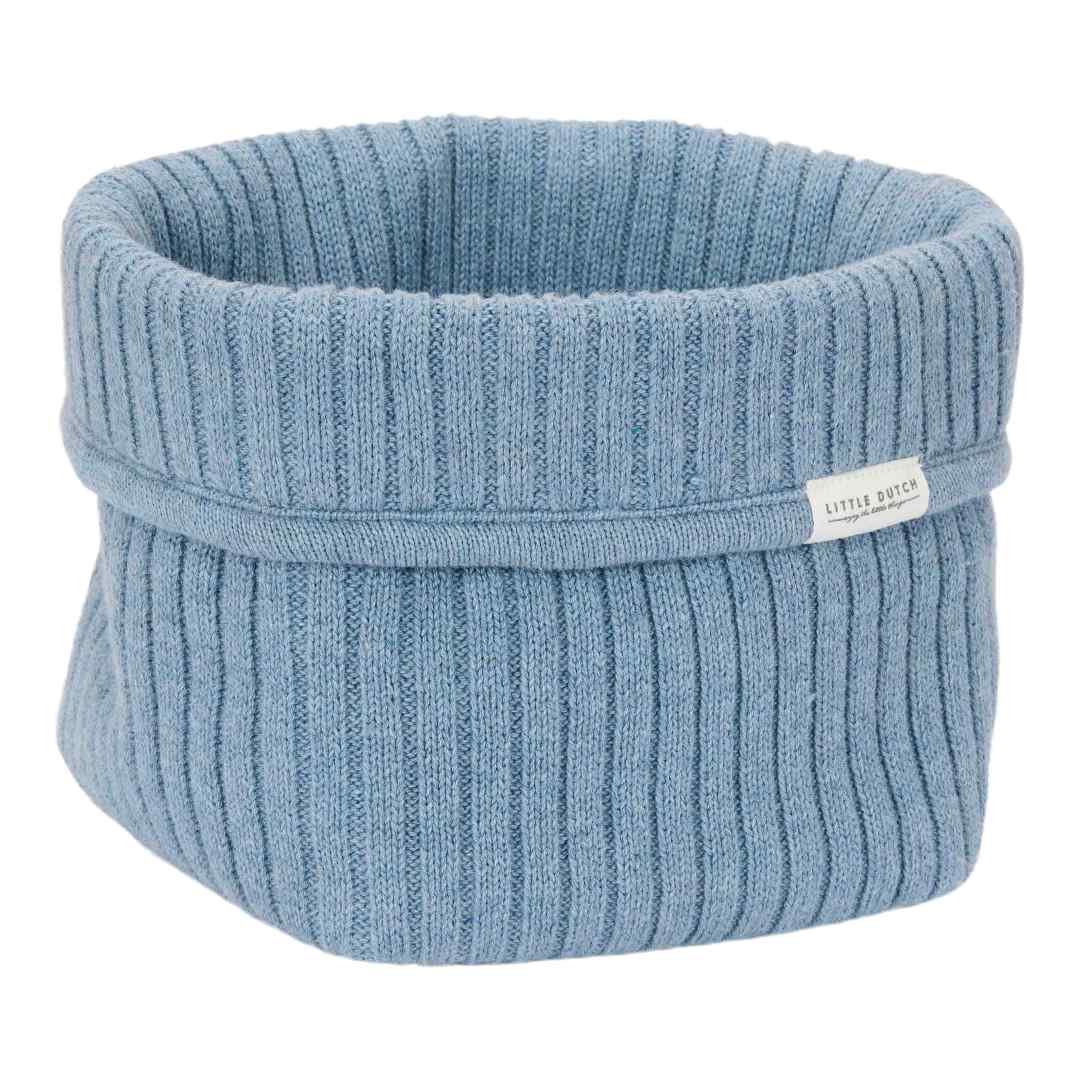 Kleines Pflegekörbchen Pure Denim Blue 15 × 15 × 15 cm