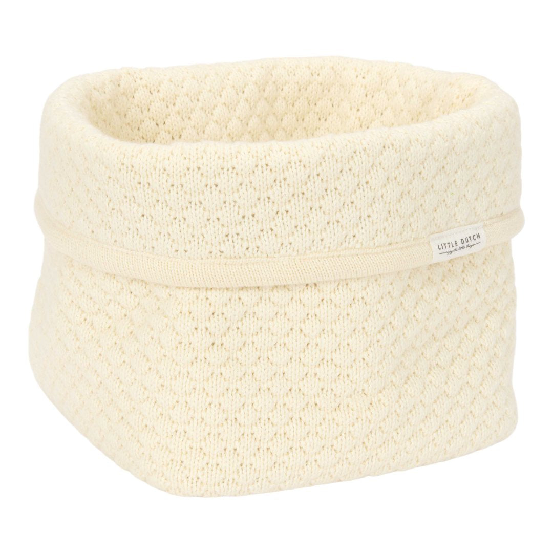 Kleines Pflegekörbchen Pure Soft White 15 × 15 × 15 cm