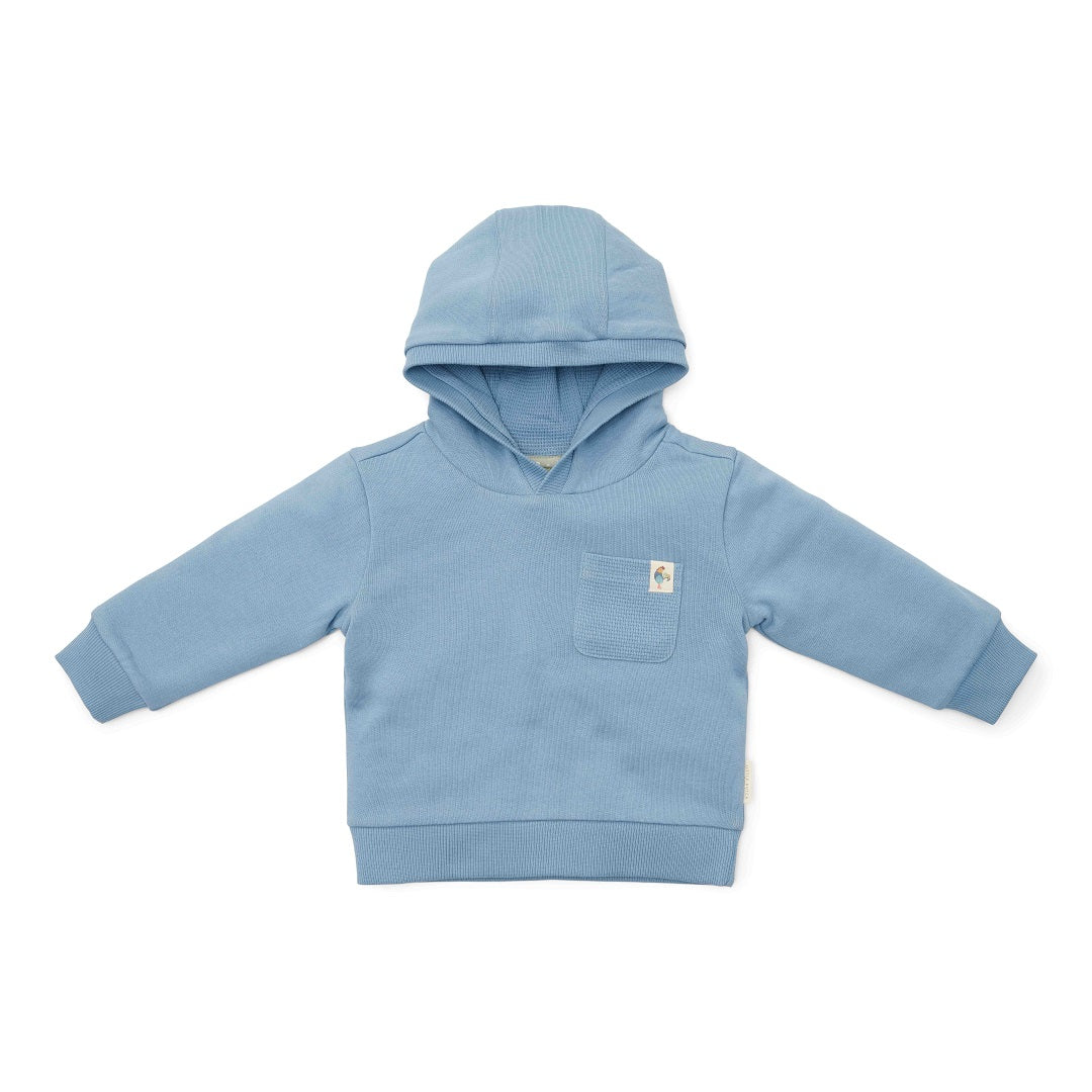 Kapuzenpullover Ice Blue von Little Dutch aus der Little-Farm-Kollektion