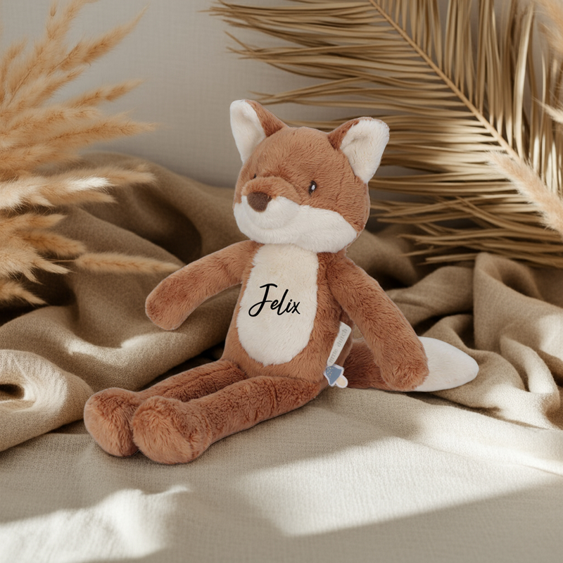 Doudou Renard longues pattes Amis de la forêt