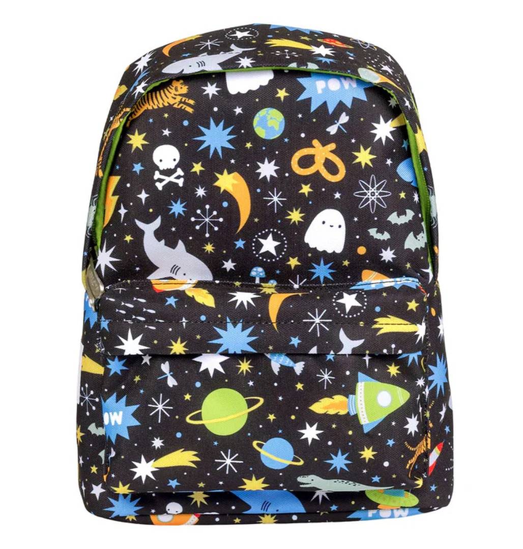 Kinder-Rucksack Galaxy Seitenansicht
