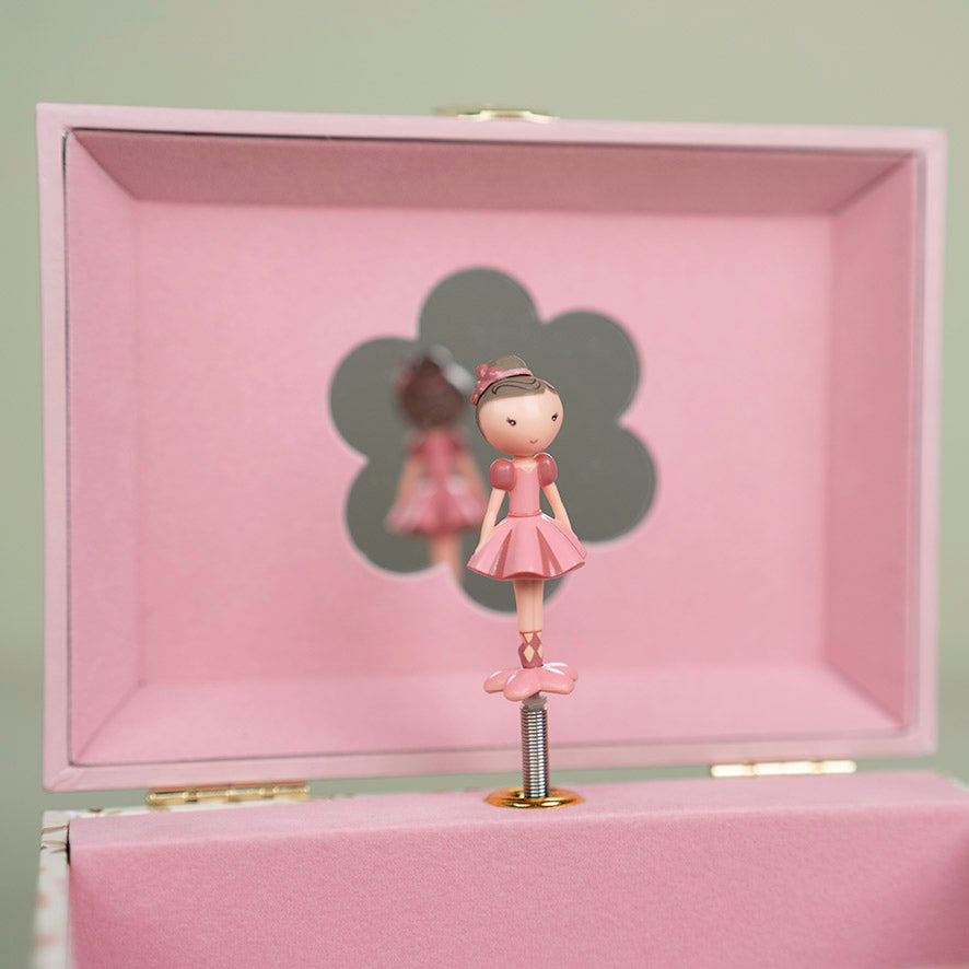 Little Dutch Musik-Schmuckkästchen Rosa – mehrfarbige Schmuckdose aus der Fairy Garden Kollektion für Schmuck und kleine Schätze