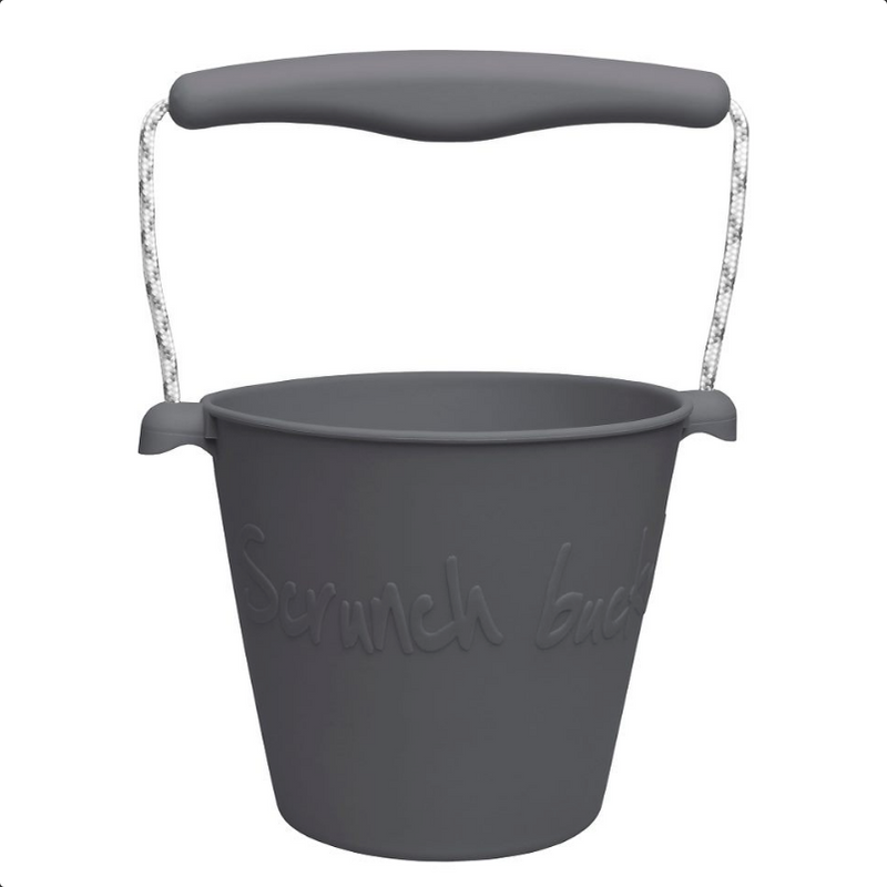 Scrunch Silikon-Eimer Anthrazit 1,5 Liter