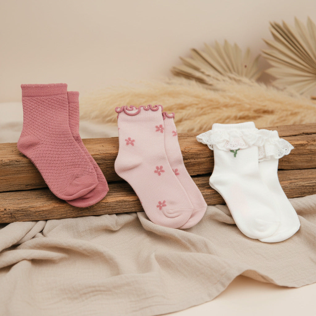 Little Dutch Socken 3er-Set Fairy Garden Größe 20–22