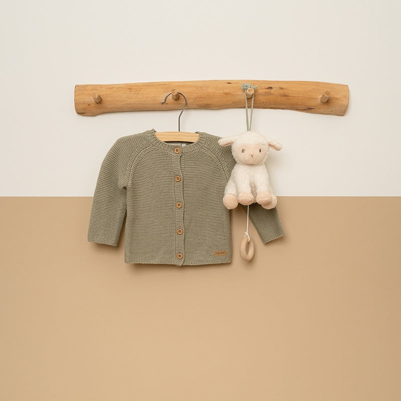 Spieluhr Schaf Little Farm von Little Dutch – kuschelige Einschlafhilfe für Babys mit beruhigender Melodie fürs Kinderbett