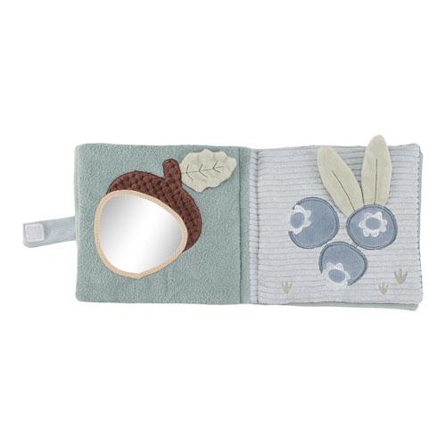 Stoffbuch mit Aktivitäten Forest Friends von Little Dutch – weiches Babyspielzeug mit Fuchs und multisensorischen Spielelementen