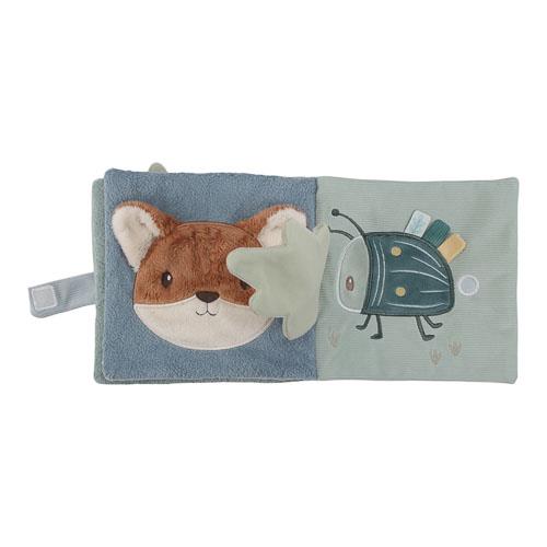 Little Dutch Forest Friends Aktivitätsbuch aus Stoff – Babybuch mit verschiedenen Texturen, Etiketten und Waldtiermotiven