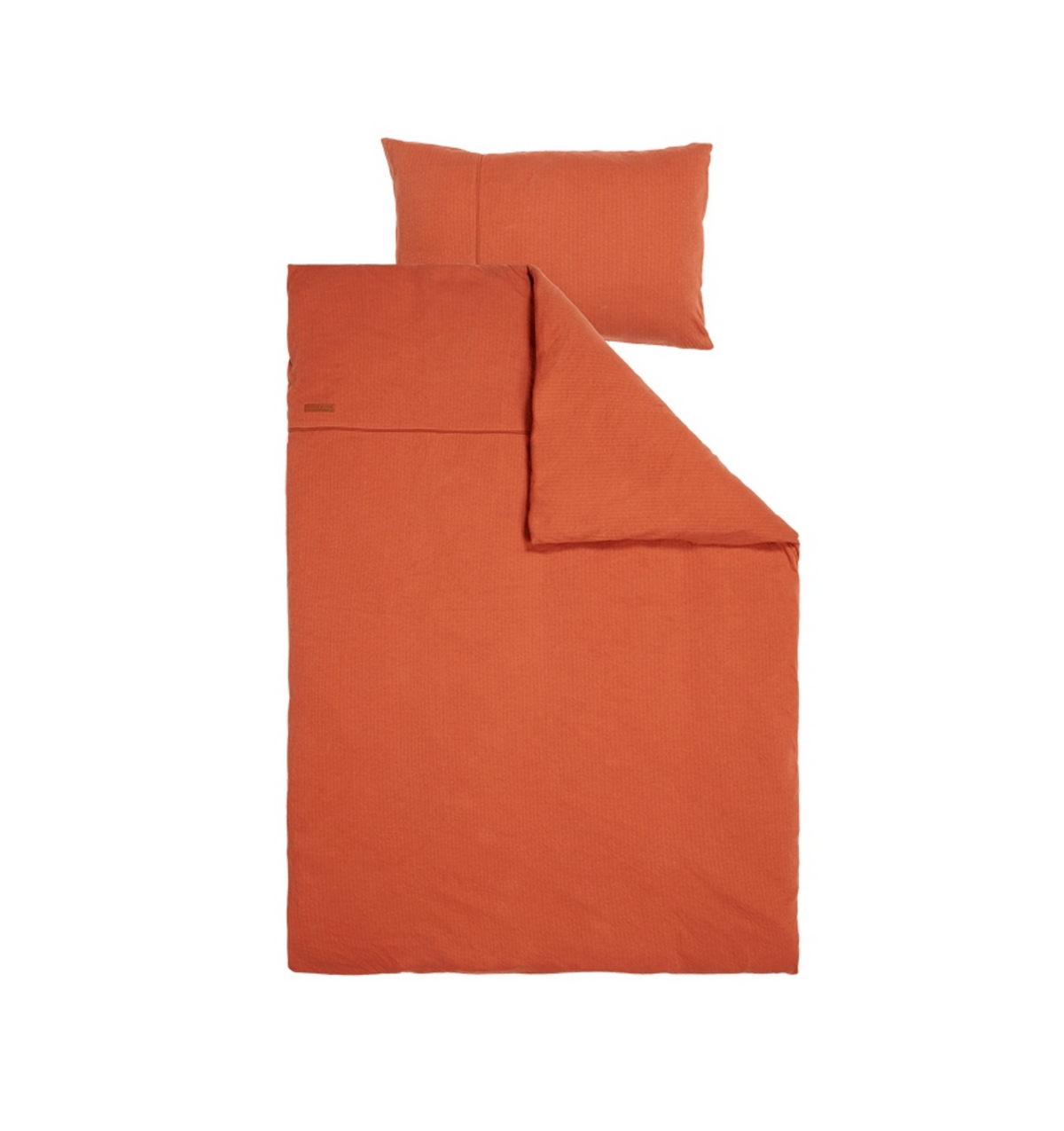 Little Dutch Kinderbettbezug Pure Rust 100 x 140 cm mit Kissenbezug