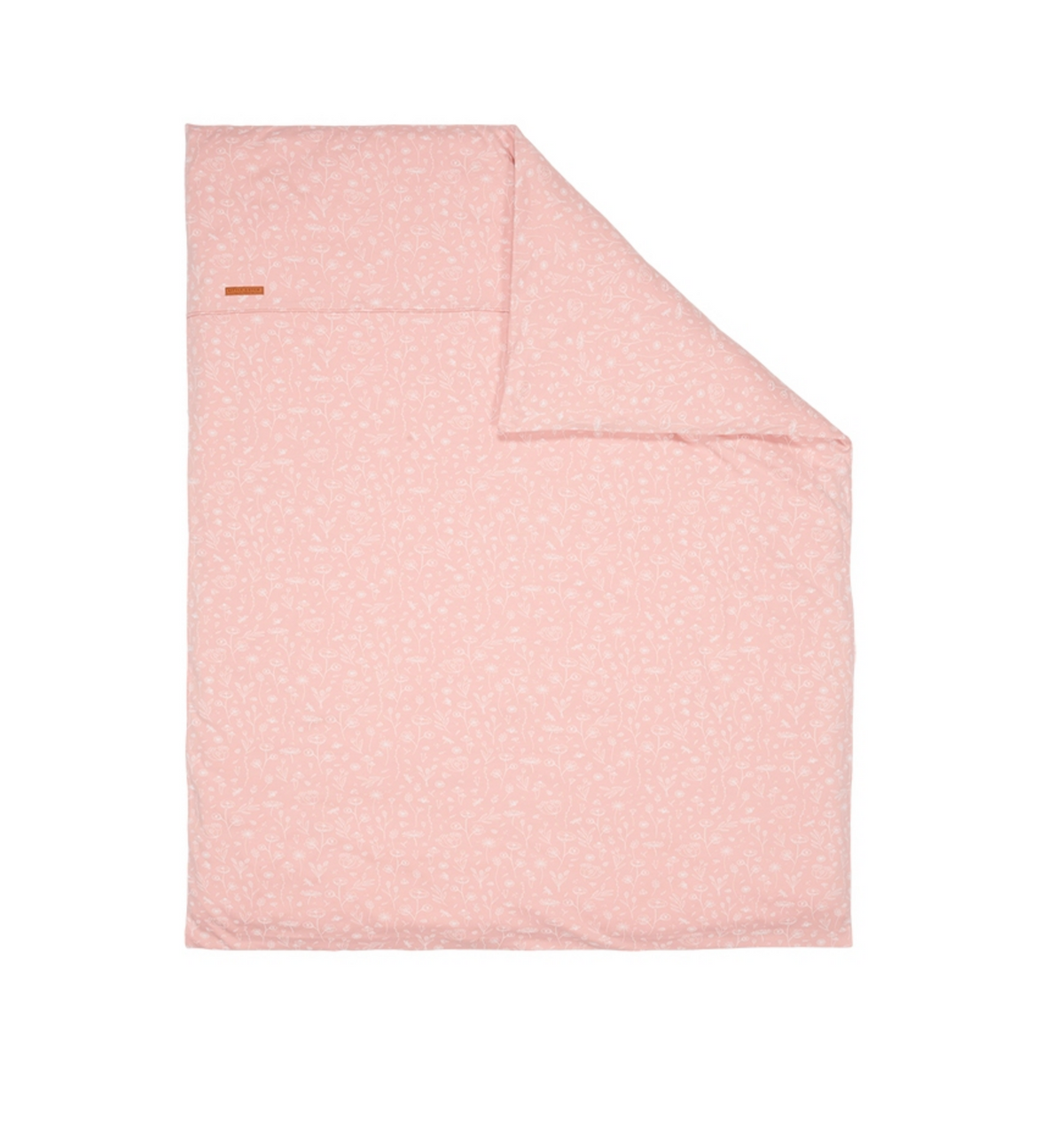 Little Dutch Wiegendeckenbezug Wild Flowers Pink 80 × 80 cm