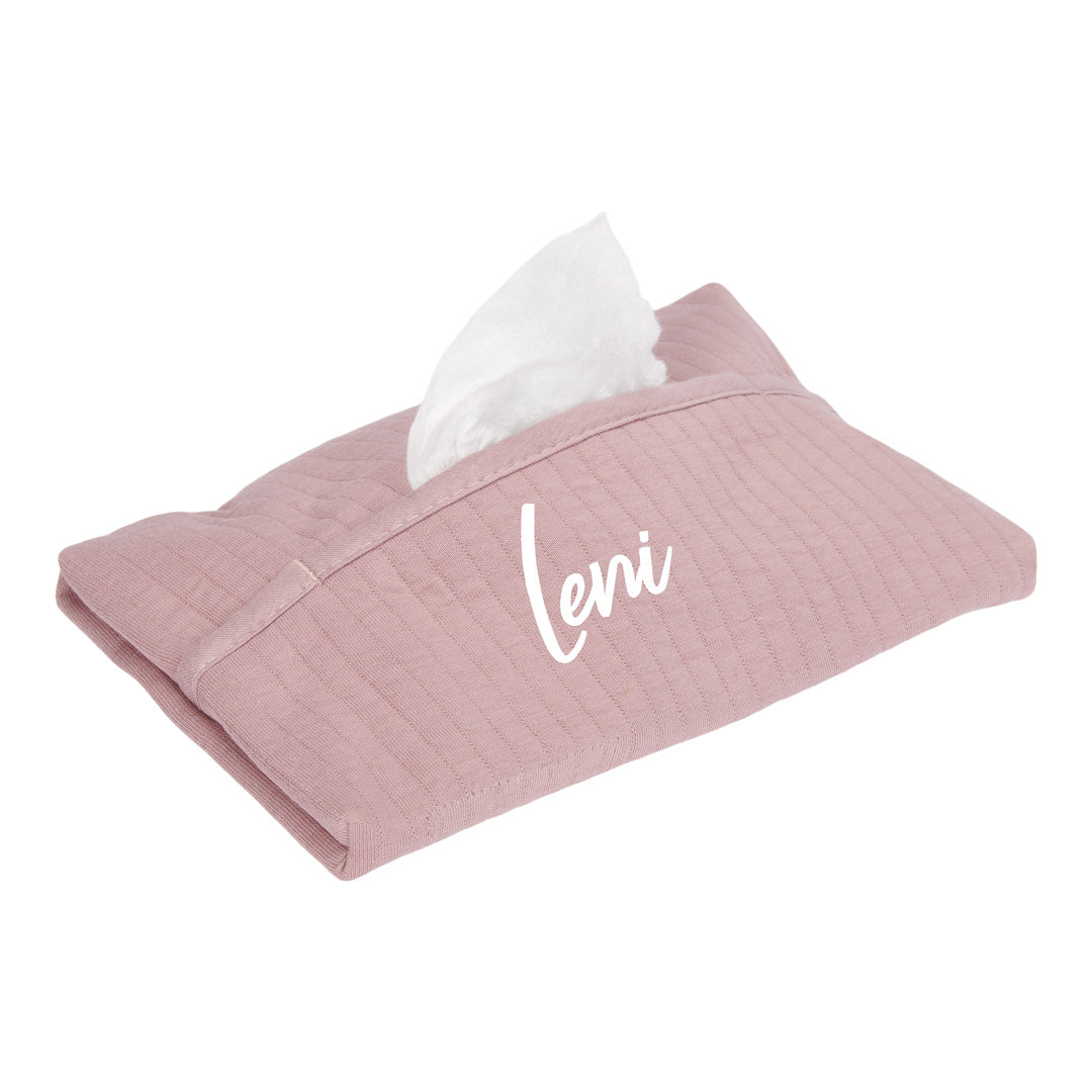 Little Dutch Feuchttücherbezug Pure Mauve personalisierbar