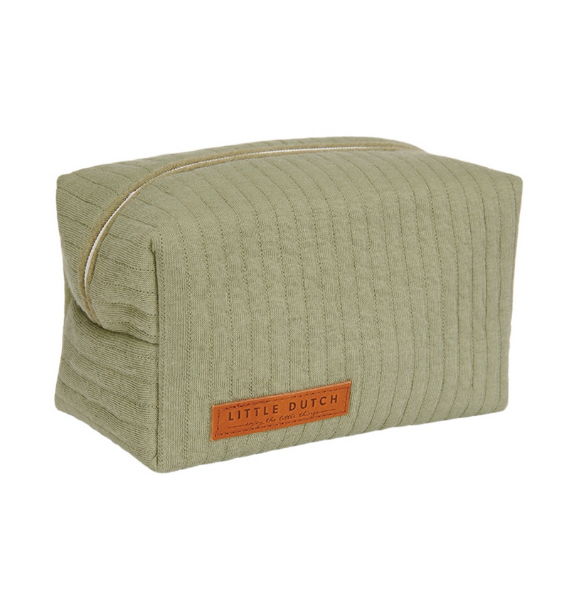Baby-Pflegetasche Pure Olive 22 × 16 cm