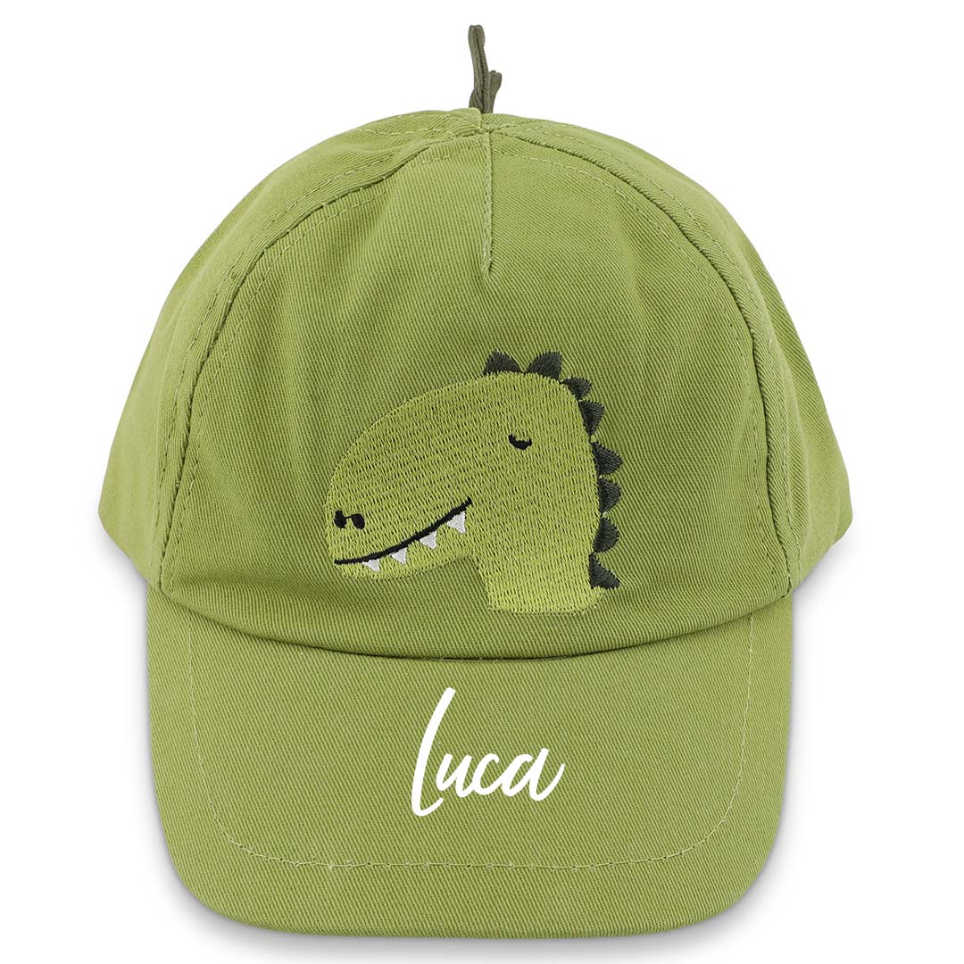 Trixie Kinder-Cap Herr Dino 1–2 Jahre – mit Namen und Dinomotiv