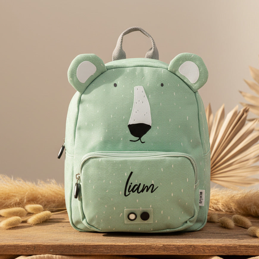 Trixie Kinder-Rucksack Herr Eisbär in Mint