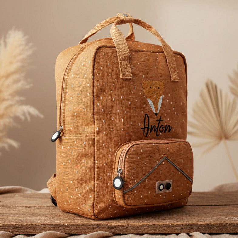 Trixie Kinderrucksack groß Herr Fuchs – personalisierbar