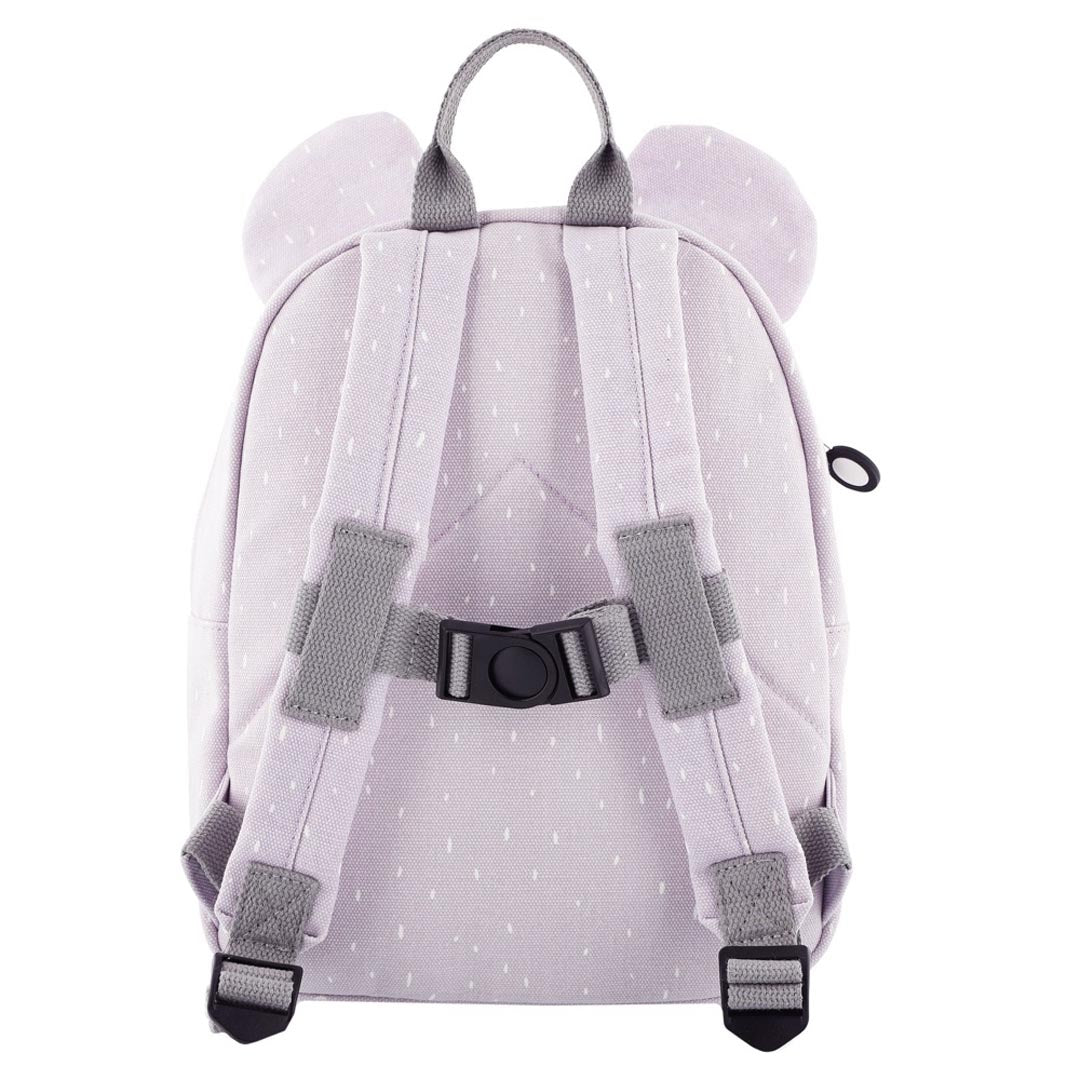 Trixie Rucksack Frau Maus – Rückansicht mit Schultergurten