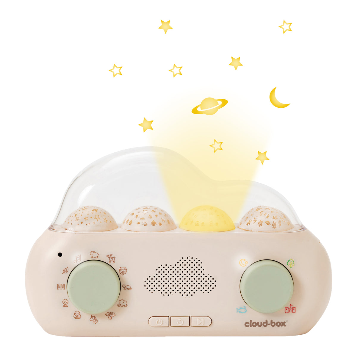 cloud.b CloudBox Hörspielbox mit Lichtprojektor – Produktansicht 2