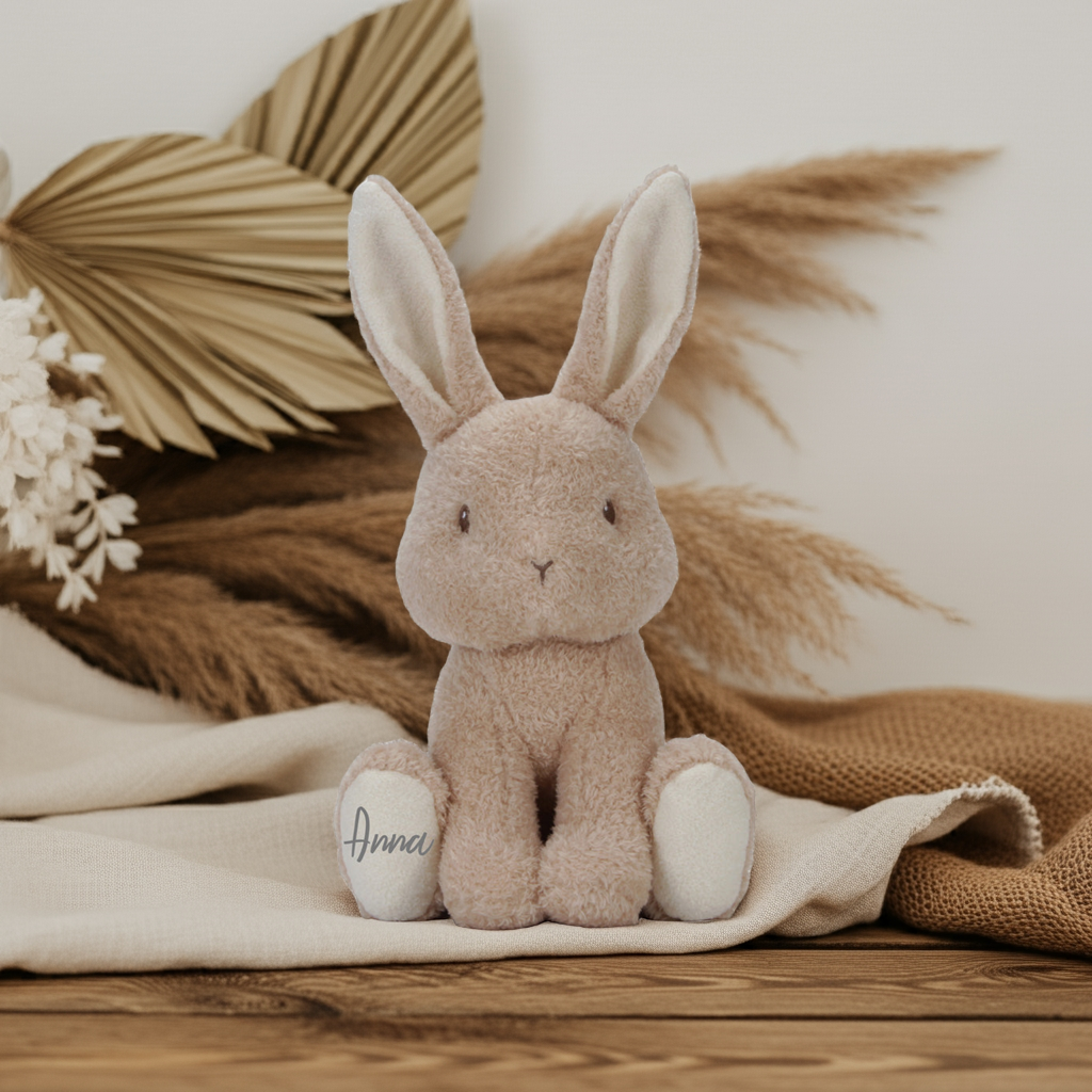 Baby Bunny Kuschelhase 25 cm – weiches Kuscheltier aus Polyester ab Geburt