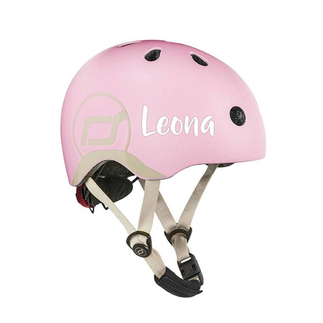 Casque de vélo rose taille XXS-S | Scoot &amp; Ride